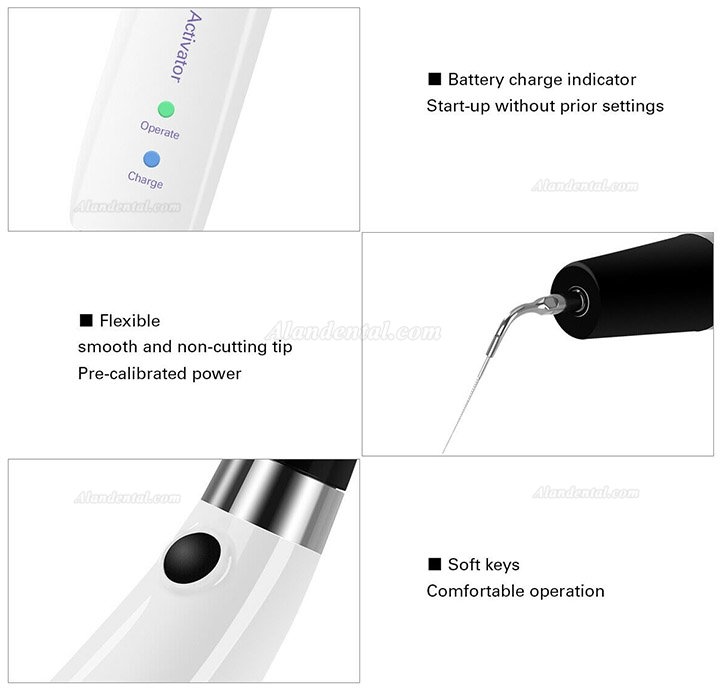 Cordless Ultrasonic Dental Endo Ultra Activator Handpiece 300° Irrigator Pen CE